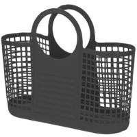 Flexibele was tas kunststof zwart 59 x 20 x 43 cm - Wasmanden - thumbnail