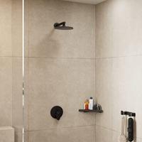 Hansgrohe Hoofddouche Vernis Blend 200 1 Jet Mat Zwart - thumbnail