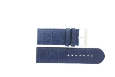 Horlogeband Universeel 61248B.55.28 Leder Blauw 28mm Horlogeband Universeel 61248B.55.28 Leder Blauw 28mm