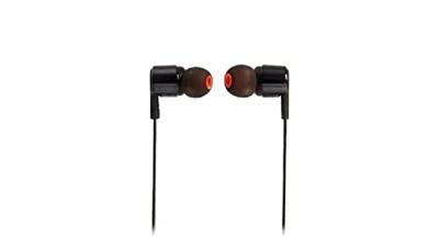 JBL T210 In-Ear hoofdtelefoon, oortelefoon met 1-knops afstandsbediening en geïntegreerde microfoon, compatibel met Apple en Android-apparaten, zwart