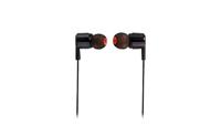 JBL T210 In-Ear hoofdtelefoon, oortelefoon met 1-knops afstandsbediening en geïntegreerde microfoon, compatibel met Apple en Android-apparaten, zwart - thumbnail
