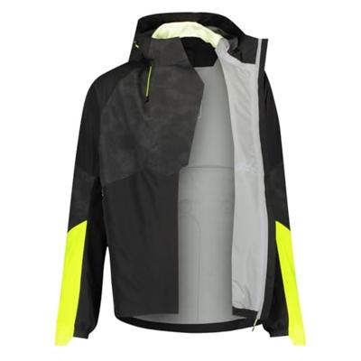 Tech Regenjas Commuter Heren Hi-vis & Reflection Black Tech Regenjas Commuter Heren Hi-vis & Reflection Black