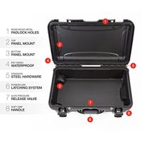 NANUK Transportkoffer Mod. 935 (b x h x d) 521 x 191 x 287 mm Zwart 935-0001 - thumbnail