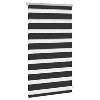 Duo Rolgordijn 50x100cm Zwart - thumbnail