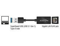 Delock USB 2.0 Adapter [1x USB-A-stekker - 1x RJ45-bus] 65903 12.7 cm - thumbnail