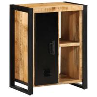 Dressoir 55x35x70 cm massief ruw mangohout - thumbnail