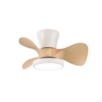 CristalRecord Plafondventilator Moll Mini Ø 56 cm hout wit - thumbnail