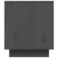 Tv-meubel 80x35x40,5 cm massief grenenhout grijs - thumbnail