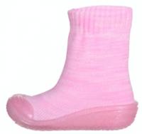 Playshoes soksloffen Knitted Roze-24-25 - thumbnail