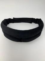 Huismerk Premium Zachte Blinddoek/Slaapmasker 3D - Zwart - thumbnail