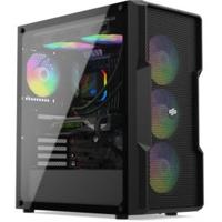 SilentiumPC Regnum RG6V EVO TG ARGB Midi Tower Zwart - thumbnail