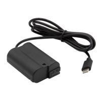 ChiliPower EP-5B dummy accu USB-C adapterset voor Nikon, accutype EN-EL15 - thumbnail