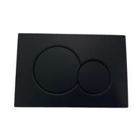 Bedieningsplaat Sigma by Geberit Frontbediening Mat Zwart - thumbnail