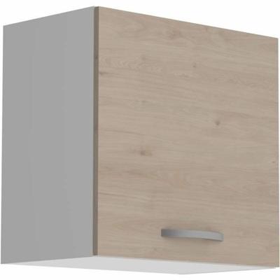 Oslo bovenste kast 1 deur - Decor Chene Jackson - L 60 x D 36 x H 58 cm