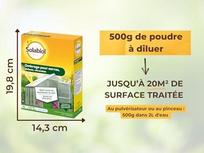 Schaduwdoek voor kassen - SOLABIOL - SOS500 - 500 g net - Voor kassen/koude bakken/serres - Vermindert licht met 60% Schaduwdoek voor kassen - SOLABIOL - SOS500 - 500 g net - Voor kassen/koude bakken/serres - Vermindert licht met 60%