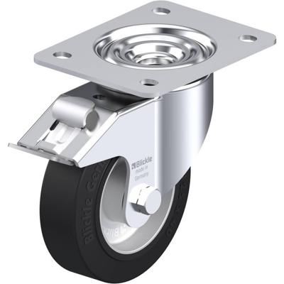 Blickle LK-ALEV 125K-3-FI Zwenkwiel met rem Wieldiameter: 125 mm Draagvermogen (max.): 250 kg 1 stuk(s)