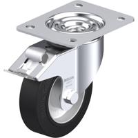 Blickle LK-ALEV 125K-3-FI Zwenkwiel met rem Wieldiameter: 125 mm Draagvermogen (max.): 250 kg 1 stuk(s) - thumbnail