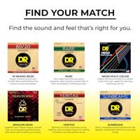 DR Strings NGA-11 Hi-Def Neon green 11-50 set snaren voor akoestische westerngitaar - thumbnail