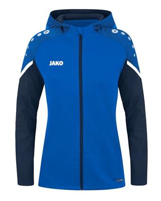 JAKO 6822D Jas Met Kap Performance Dames - Royal/Marine - 34