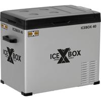 CrossTools ICEBOX 40 Koelbox Energielabel: F (A - G) Compressor 230 V, 24 V, 12 V Zilver (mat), Zwart 37 l - thumbnail
