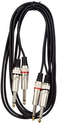 Stagg STC3P jackkabel twin 3 meter - thumbnail