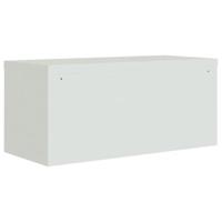 Archiefkast 90x40x40 cm staal lichtgrijs - thumbnail