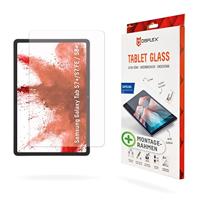 Displex Tablet Glass (9H) voor Samsung Galaxy Tab S7+/S7 FE/S8+/S9+/S9 FE+, eco-montageframe L-vorm, onbreekbaar, ultradun, onzichtbaar - thumbnail