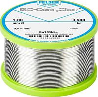 Felder ISO-Core Clear Sn100Ni+ Soldeertin Spoel Sn99,25Cu0,7Ni0,05 0.500 kg 1 mm - thumbnail