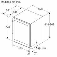 Siemens KU21WAHG0 Inbouw wijnkoelkast Zwart - thumbnail