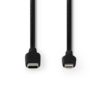 Apple Lightning Cable | Apple Lightning 8-Pin Male - USB-C | 2.0 m | Zwart