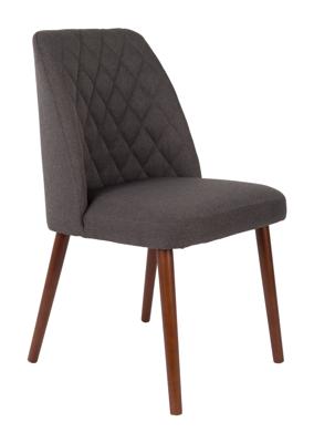 Eetkamerstoel 'Amir', kleur Antraciet Eetkamerstoel 'Amir', kleur Antraciet