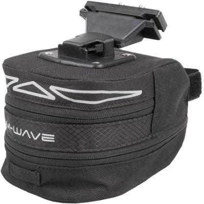 M-WAVE zadeltas tilburg m 1 liter zwart/grijs