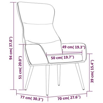Relaxstoel stof mosterdgeel Relaxstoel stof mosterdgeel