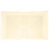 VidaXL Papieren zakken 250 st met hengsels 26x17x25 cm geel - thumbnail