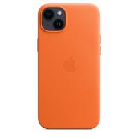 Apple leather case iPhone 14 Plus Orange - thumbnail