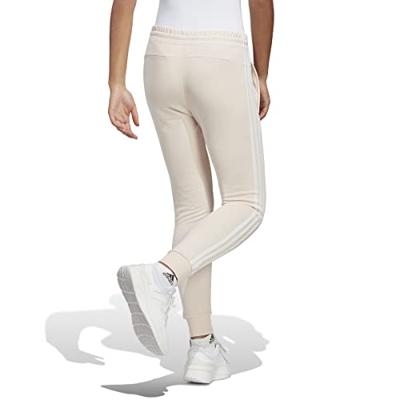 Lange sportbroek Adidas Essentials 3S Beige Vrouw Maat L