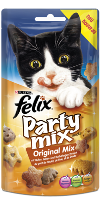 Felix Party Mix Original kattensnoep 60 gram 8 x 60 g