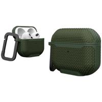 Urban Armor Gear Metropolis Case voor Apple AirPods (3e generatie 2021) Case [Draadloos opladen/Magnetische opladen compatibel/Status LED zichtbaar, afneembare karabijnhaak ] olijf - thumbnail