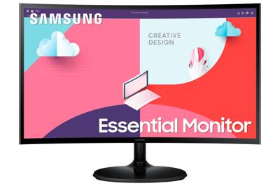 Samsung Essential S3 LS24C360EAUXEN 24 Full HD Curved VA Monitor