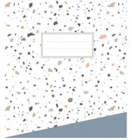 Deltas Paperstore: schrift Terrazo gelijnd - thumbnail