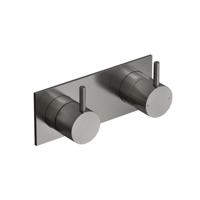 Inbouw Douchemengkraan Hotbath Cobber 2-weg Verouderd IJzer - thumbnail