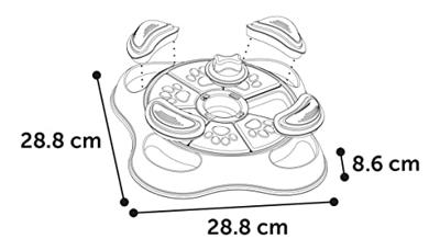 FLAMINGO hondenspeelgoed hersenkraker sherlock 28,8x28,8x8,6 cm