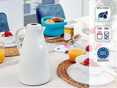 Leifheit harmonic isoleerkan 1,0 l wit Leifheit harmonic isoleerkan 1,0 l wit