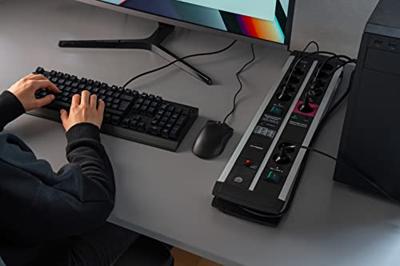 Brennenstuhl Premium Protect-Line | stekkerdoos met overspanningsbeveiliging & USB | 11-voudig - 1392000230
