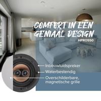 Artsound: HPRO550 Stereo Inbouw Speaker - Wit - thumbnail
