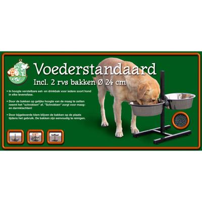 H-model standaard inclusief RVS bakken 24 cm hamerslag H-model standaard inclusief RVS bakken 24 cm hamerslag