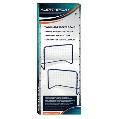 Alert Sport Mini Doelen 76x56x45 cm 2 Stuks Blauw/Wit Alert Sport Mini Doelen 76x56x45 cm 2 Stuks Blauw/Wit