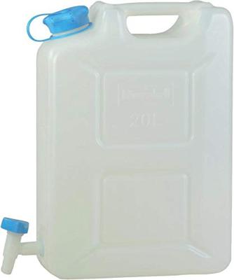 Hunersdorff Waterjerrycan | 22 l HD-PE stapelbaar, met uitloopkraan | H495xB350xD165mm | 1 stuk - 816700 816700