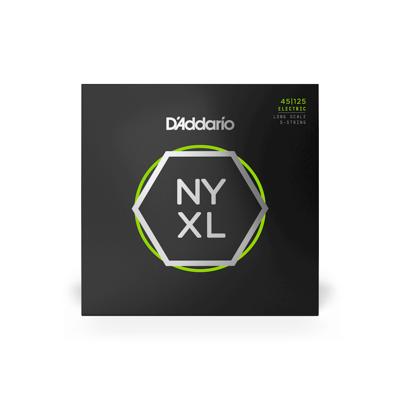 D&apos;Addario NYXL45125 Nickel Wound Light Top Medium Bottom 45-125 snaren voor vijfsnarige bas