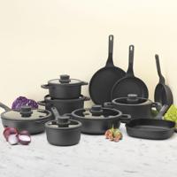 BergHOFF BFF wok+deksel+greep 28cm St+ Pan Zwart - thumbnail